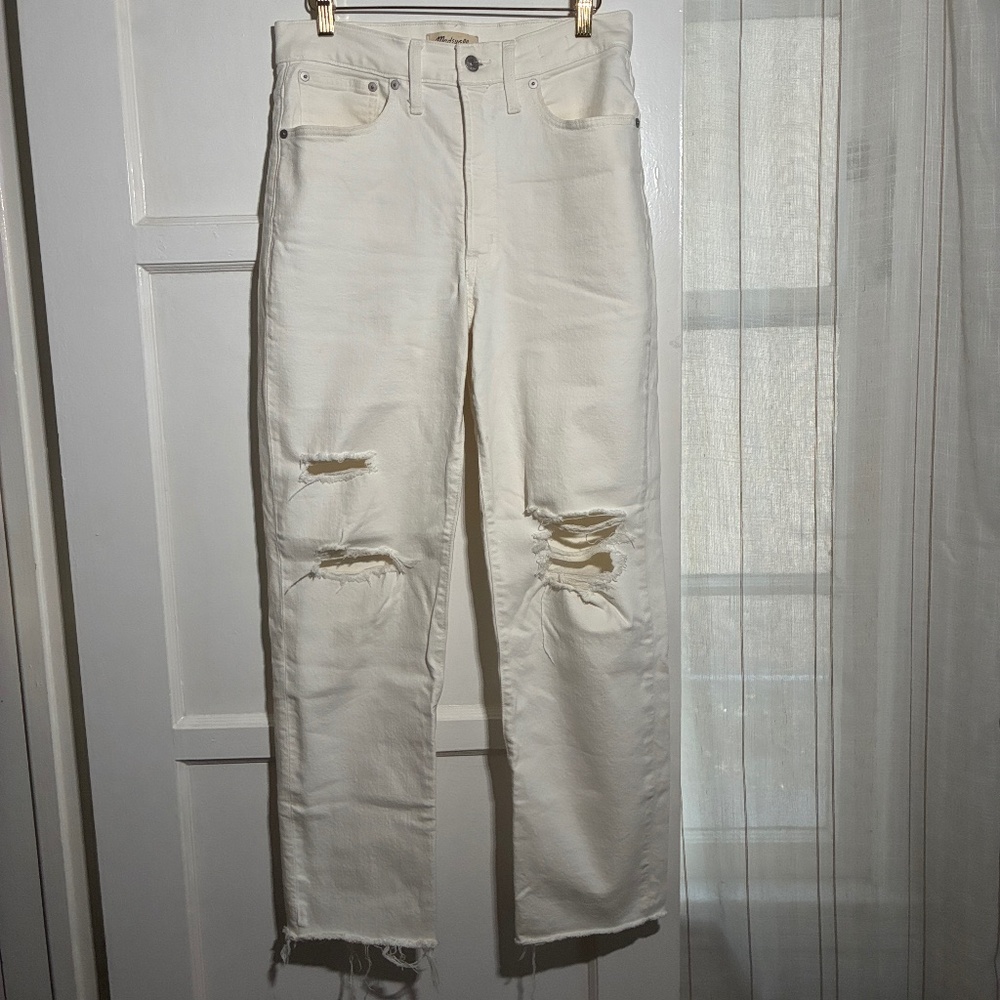 Perfect Vintage Straight Jean - White 🤍